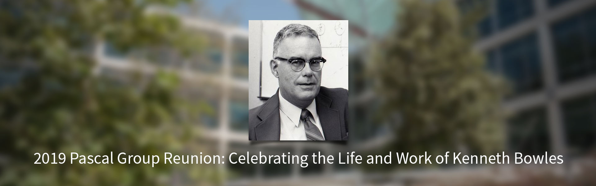 Celebration the life and work of Kenneth Bowles
