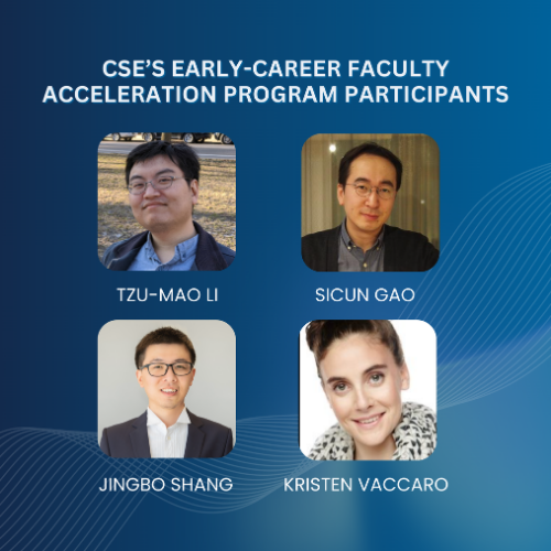 CSE faculty participants in Jacobs School Early Career Faculty Acceleration Program 