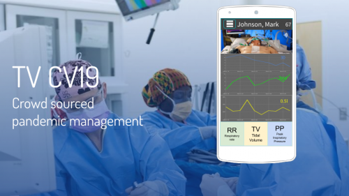 TV CV19 is a communication platform under development that would empower acute care specialists to help more patients.