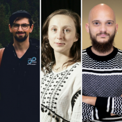 CSE&#039;s new Postdoc Fellows(l-r) Noah Fleming, Eleonore Ferrier and Francesco Restuccia.