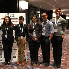 Five UC San Diego LGBT+ undergrads from CSE and other departments attended oSTEM 2017 in Chicago in November.