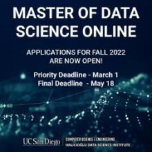 Master in Data Science Applications Now Open